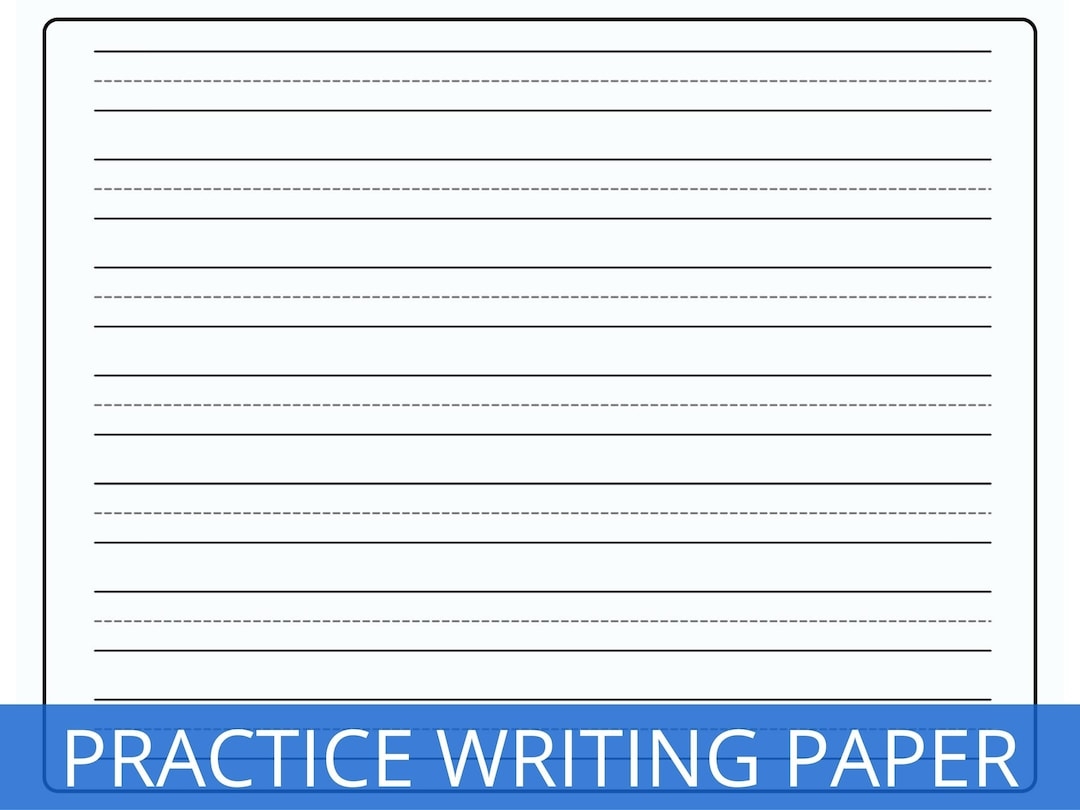 printable kindergarten paper