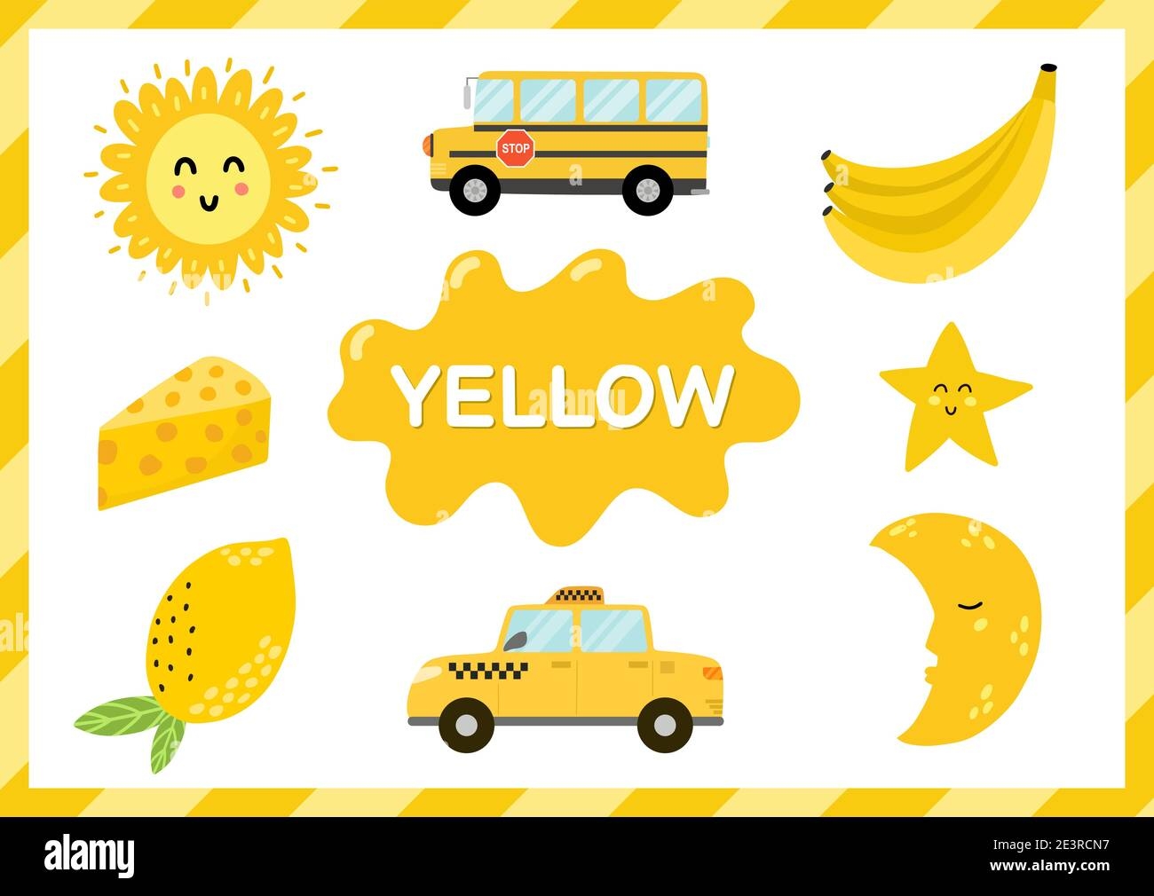 color yellow worksheets