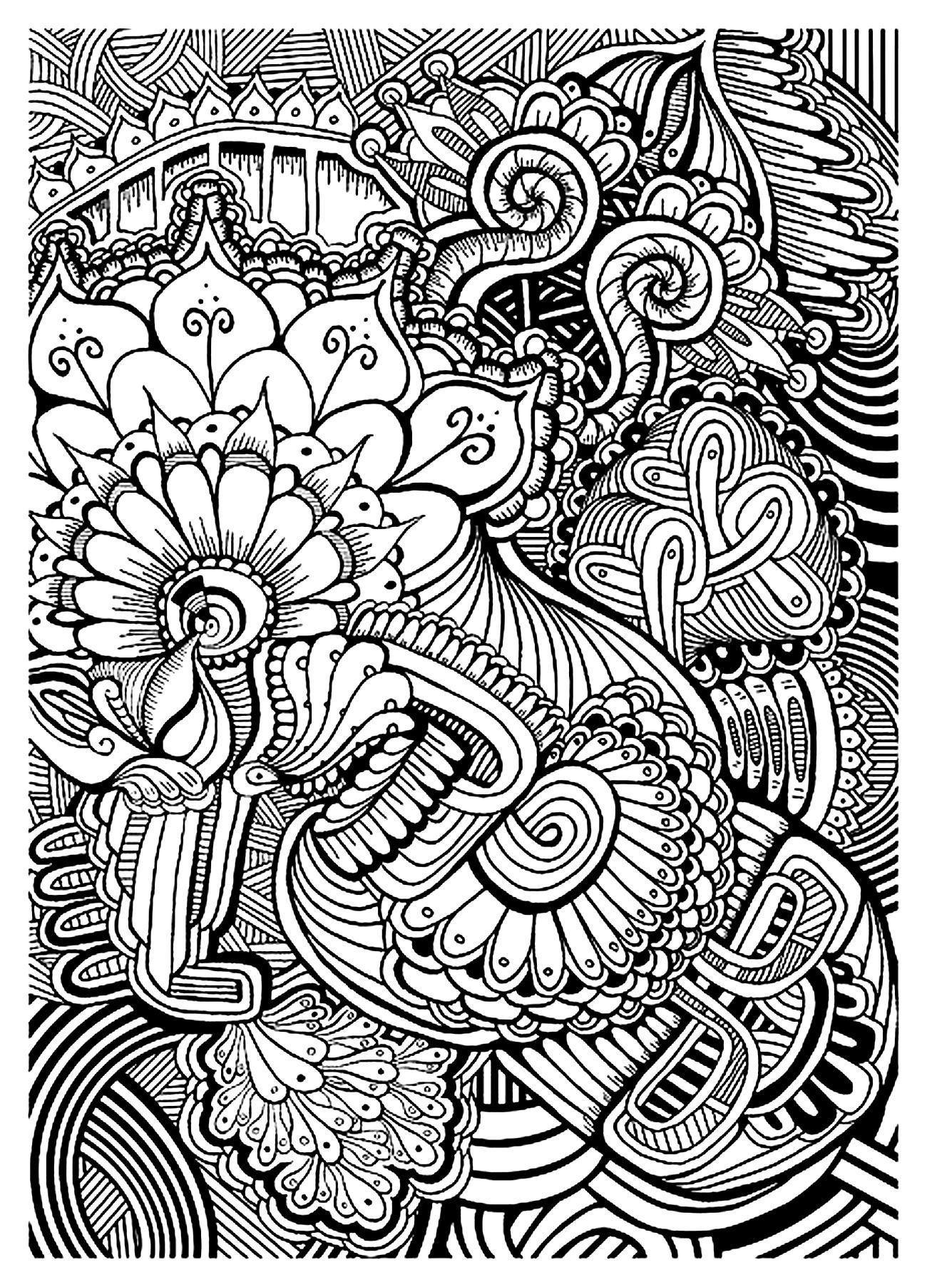 relaxing pictures to color