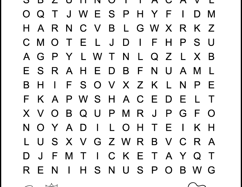 Printable Vacation Word Search For Kids Tree Valley Academy